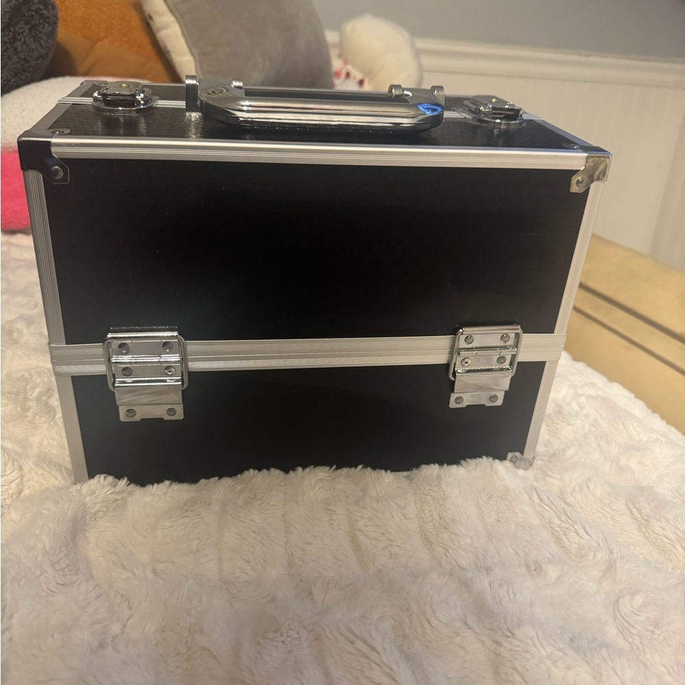 Black And Silver Locking Storage Case View 2